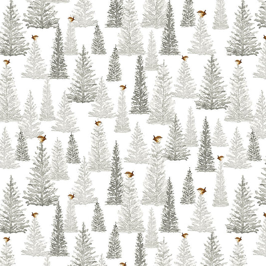 Little Ones Trees Fabric by the 1/2 yard