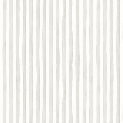 Little Ones Gray Stripe Fabric by the 1/2 yard