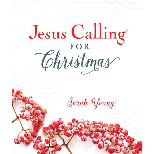 Jesus Calling for Christmas Devotional Book by Sarah Young