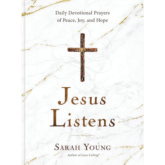 Jesus Listens Daily Devotional Prayers of Peace, Joy, and Hope Book by Sarah Young